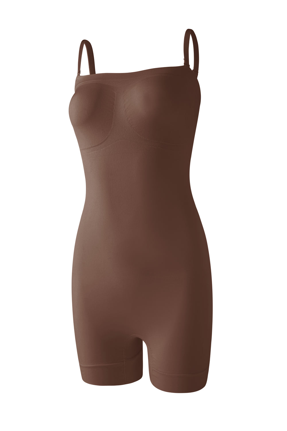 Women's Knitted Strapless Seamless Bodysuit Shapewear Boyshort