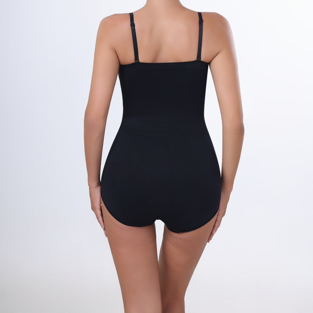 Women's Knitted Strapless Seamless Bodysuit Shapewear Brief