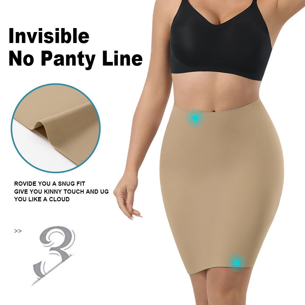 Dokisi Women's Smooth Invisible Shaping Half Slips