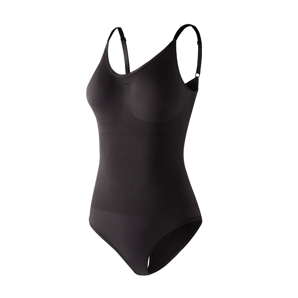 Women's Knitted Seamless Bodysuit Shapewear Thong